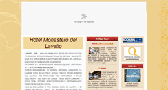 Desktop Screenshot of hotelmonasterodellavello.it