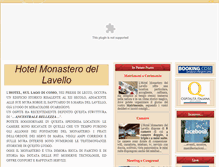 Tablet Screenshot of hotelmonasterodellavello.it